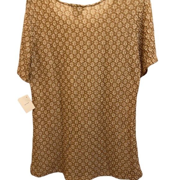 Jaipur Floral Embossed Design Gold with White Size XL NWT - Picture 7 of 7